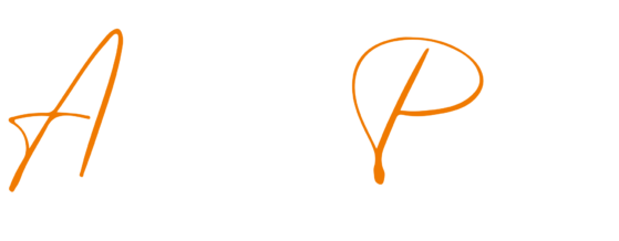 Logo Aléas Paz blanc et orange